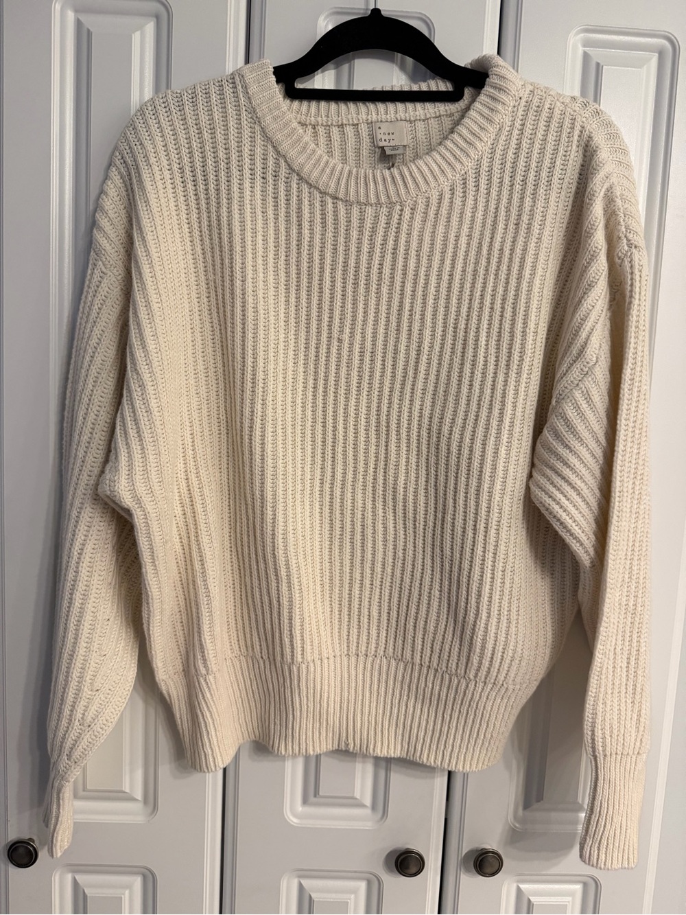 A new day sweater ivory size large